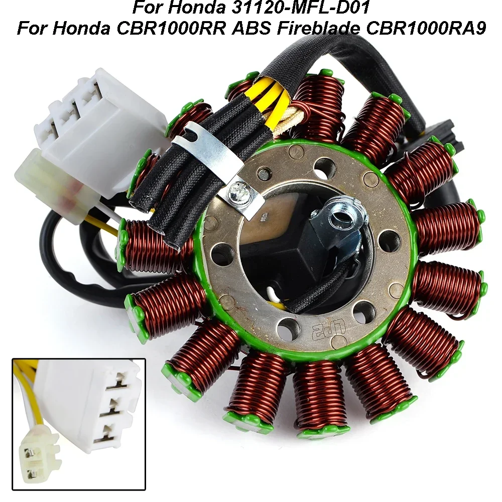 

Stator Coil for Honda CBR1000RR ABS Fireblade CBR 1000 RR CBR 1000RR 2009 31120-MFL-D01 Motorcycle Magneto Generator Coils