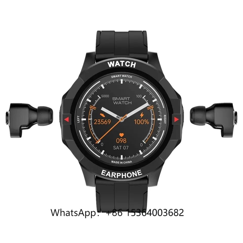 

Fashion 2023 N15 Smart Watch and Airpods 2 in 1 BT Calling TWS Fitness Relojes Tnteligentes Smartwatch N16