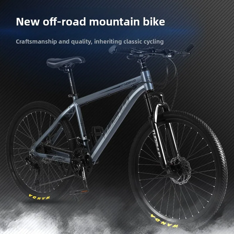 Aluminum Alloy Mountain Bike Adult Car Outdoor Riding Variable Speed Mountain Bike Student Off-Road Bike