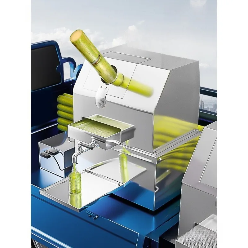 

New desktop sugarcane juicer commercial stall electric pressing automatic sugarcane machine