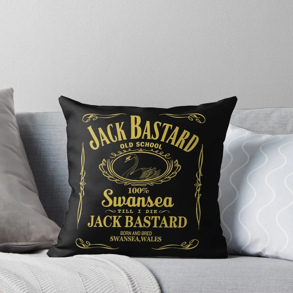 SWANSEA - JACK BASTARD GOLD Throw Pillow Room decorating items Anime Pillow Cover Marble Cushion Cover Pillow