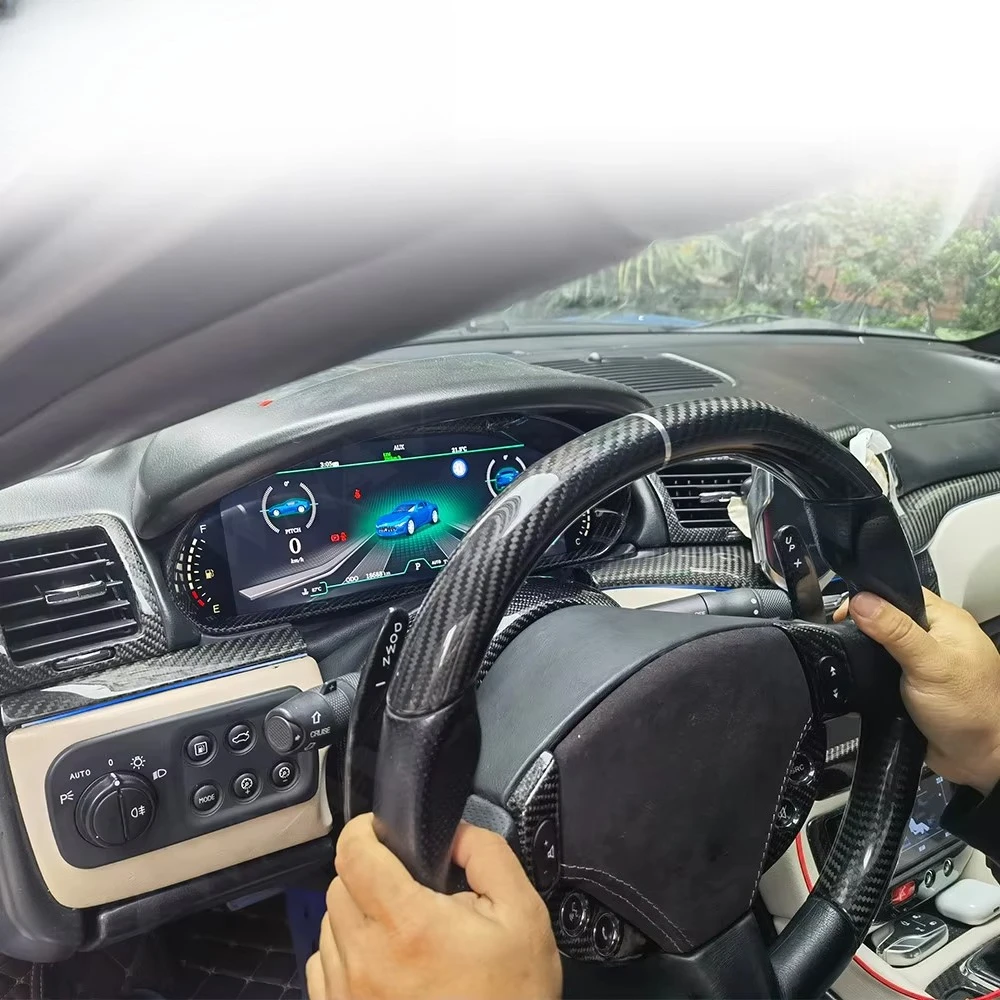 شاشة عرض لوحة القيادة LCD مقاس 12.3 بوصة تعمل بنظام أندرويد لـ GT GC GranTurismo 2007 2008 2009 2010 2011 2012 2013-2017 #3