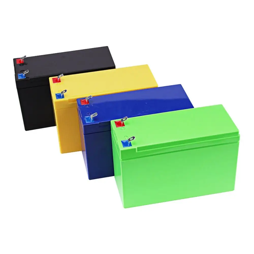 Tool Parts 12V 7Ah Battery Case Holder ABS Multiple Colors SLA Battery Shell Rechargeable Battery Box