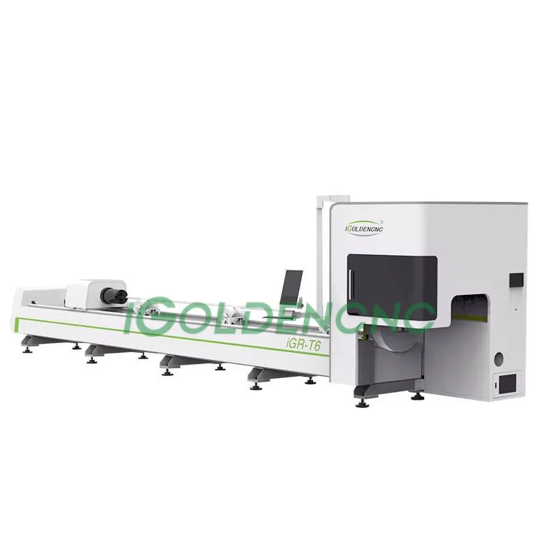 Industry Carbon Steel Stainless Aluminum Round Square Fiber Laser Pipe Tube Cutting Hine