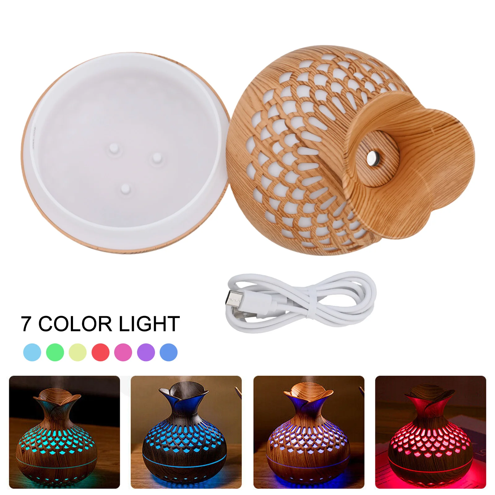 Efficient Essential Oil Diffuser and Humidifier for Enhancing Indoor Air Suitable for Home and Office Environments