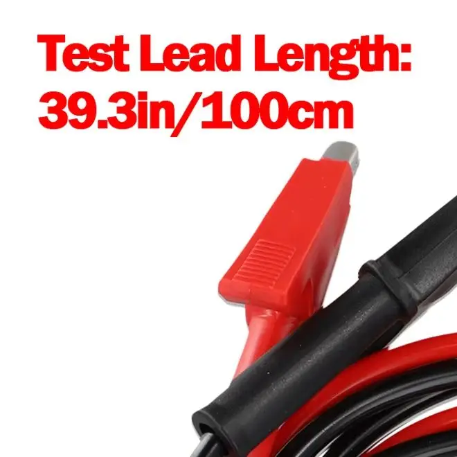 Electrical For Alligator Clip Set 15A with Dual Color Coding for Polarity Identification and Free Operation in Labs