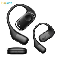 Open Ear Headphones Wireless Bluetooth 5.3 Earbuds with Earhooks Touch Control Clear Talk Deep Bass Driver Sports OWS Earphones