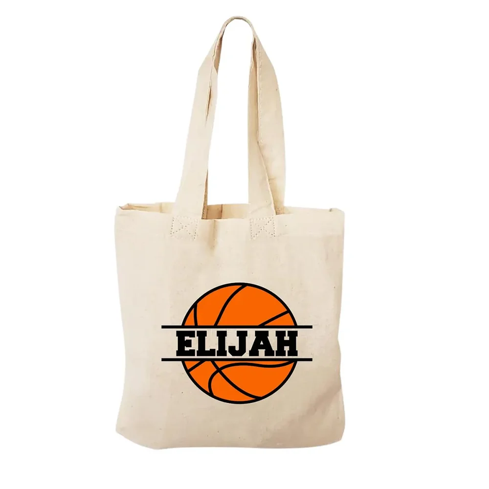 

1pcs Personalized Basketball Themed Party Favor and Gift Bags Keepsake Tote Bag for Birthday Party or Team Celebration supplies