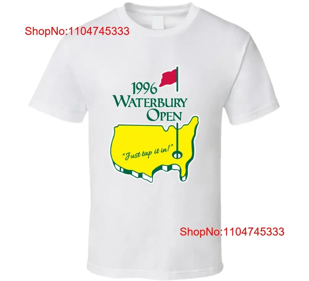 The Waterbury Open 1996 Happy Gilmore película Fan camiseta vintage lavado estirado cómodo homme moda Casual versátil