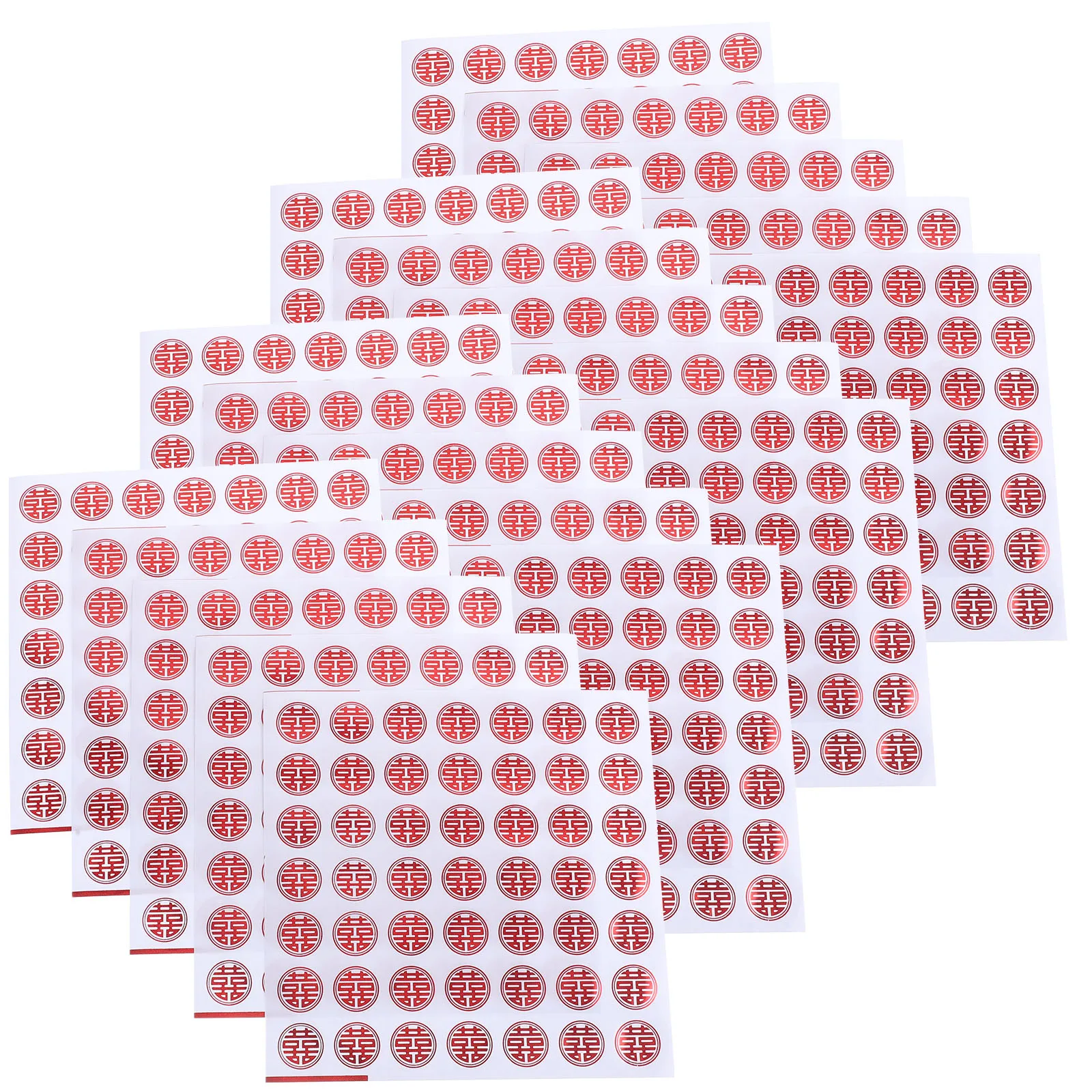 

20 Sheets Wedding Stickers Set Self Adhesive Label for Envelopes Gift Boxes Scrapbooks DIY Party Decoration Supplies