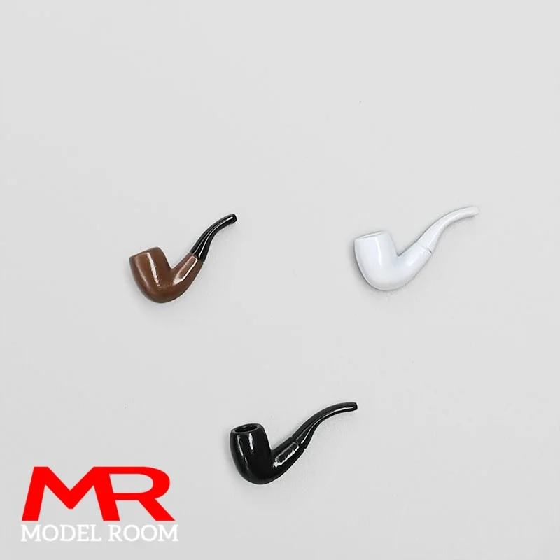 Arte marrom escala 1/6, modelo de cachimbo, acessórios de cena de soldado, adereços adequados para boneco de ação de soldado de 12 '', bonecos corporais