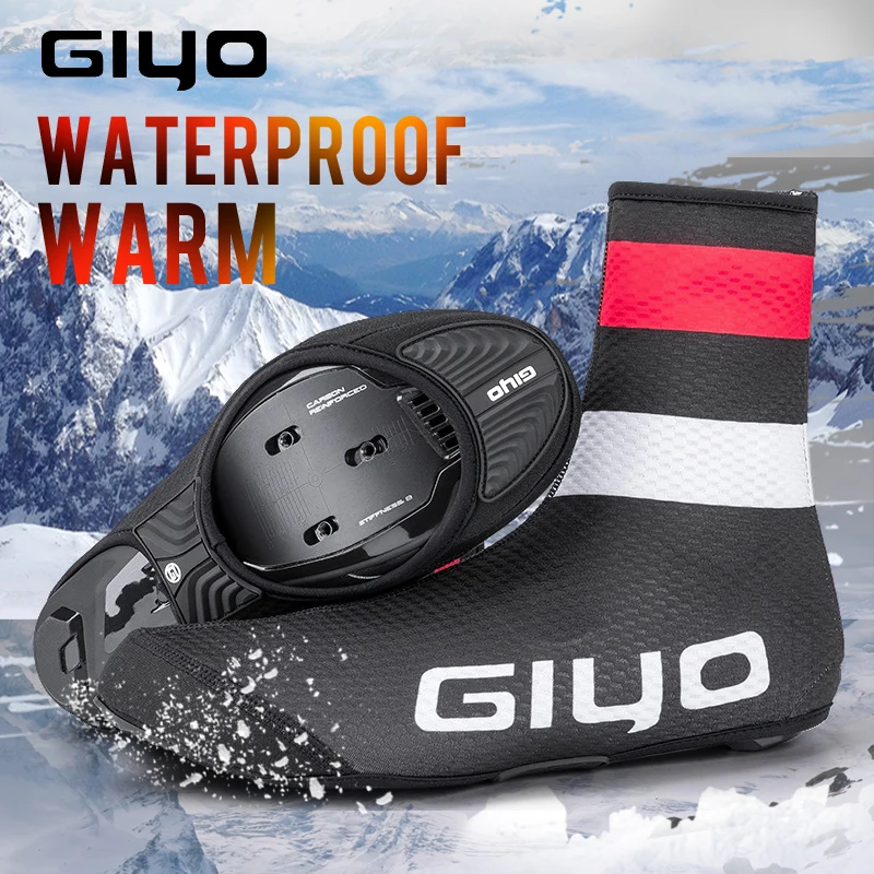 Cycling Shoes covers MTB Shoes Covers Winter Warm Thermal Neoprene Overshoes Waterproof Toe Cycling Shoe Covers Booties For Bike