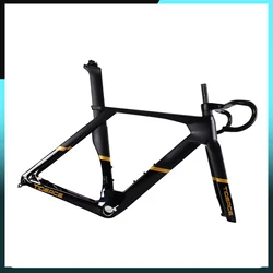ARES Aero Max 32C Carbon Road Carbon Frame T47 Disc Brake Internal Cable Routing Tideacebike Racing Bicycle Frameset 700C