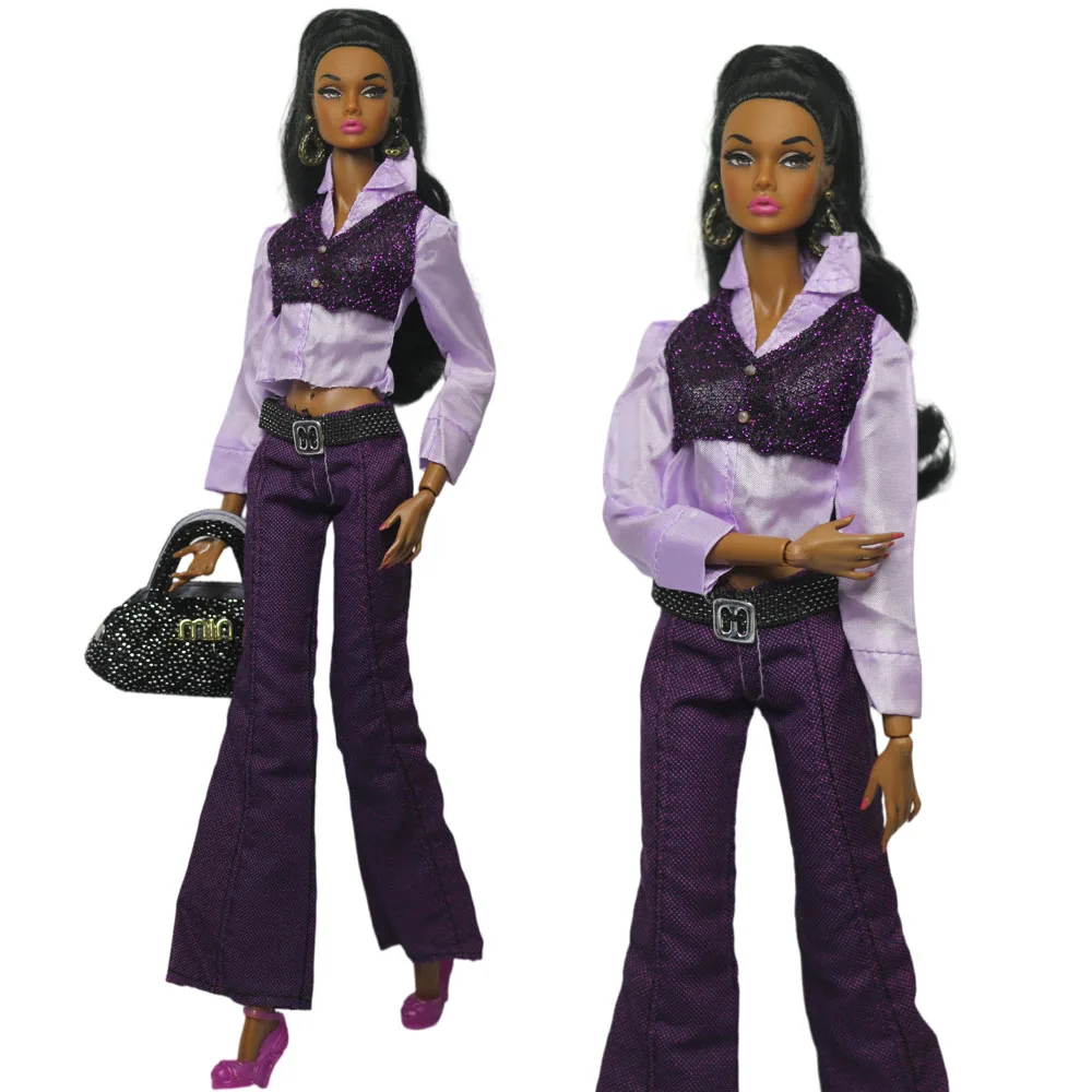 1 Set Puppenkleidung im Maßstab 1:6, Kleid-Outfit für 11,5 Zoll (30 cm) Puppen, viele Stile zur Auswahl, Geschenke für Mädchen, Puppenzubehör # 36 – Detail 16