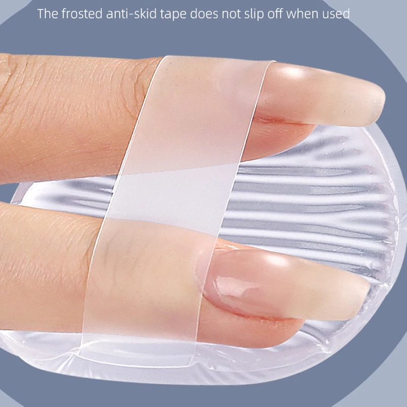 Soft Silicone Gel Powder Puff Sponge for Cosmetic Face Foundation BB Cream Transparent No Powder Eating Powder Puff Makeup Tools