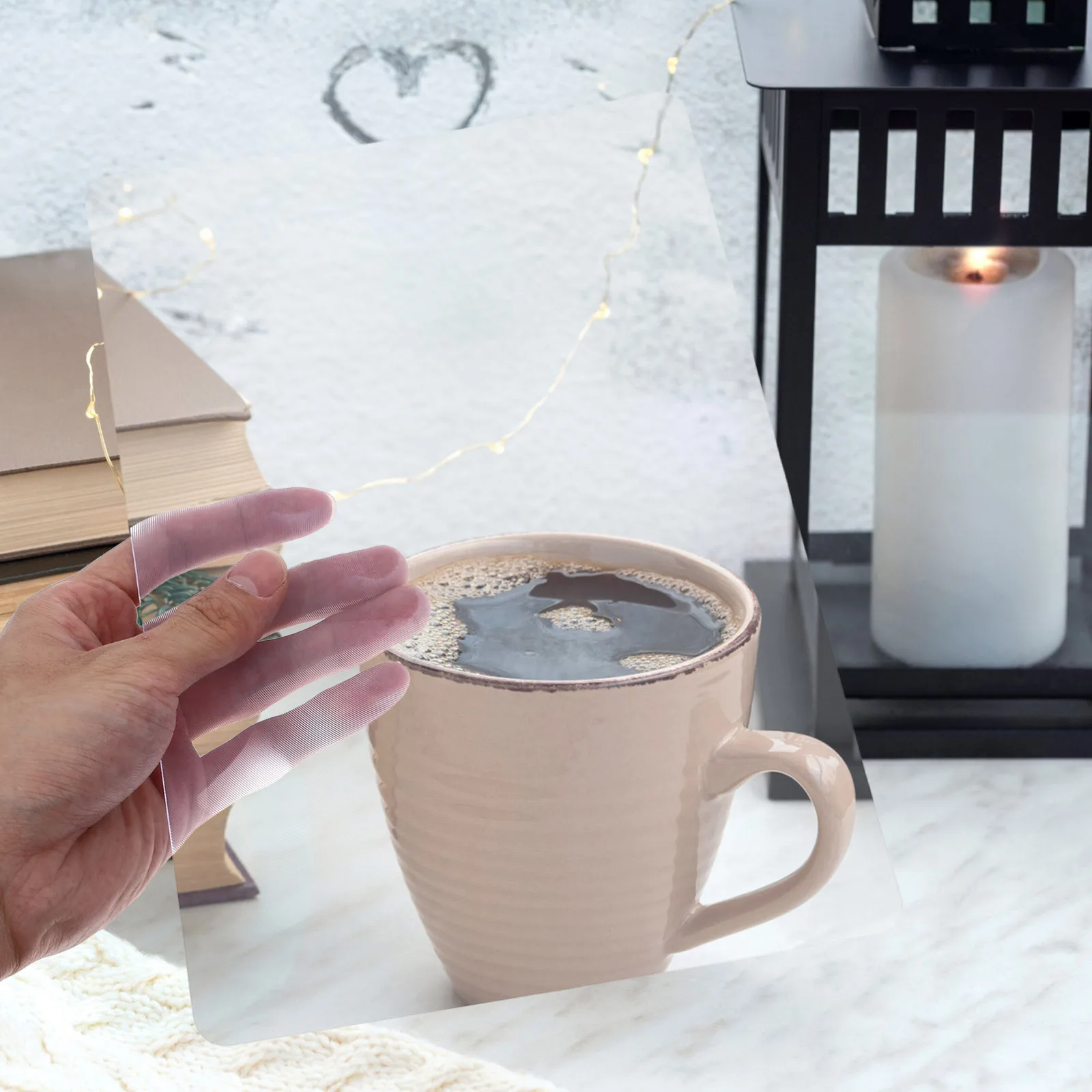 Folha de ampliação retangular 3x para leitura, lente de lupa de grande página, livro, jornal, idosos, portátil, leve, ferramenta transparente de pvc