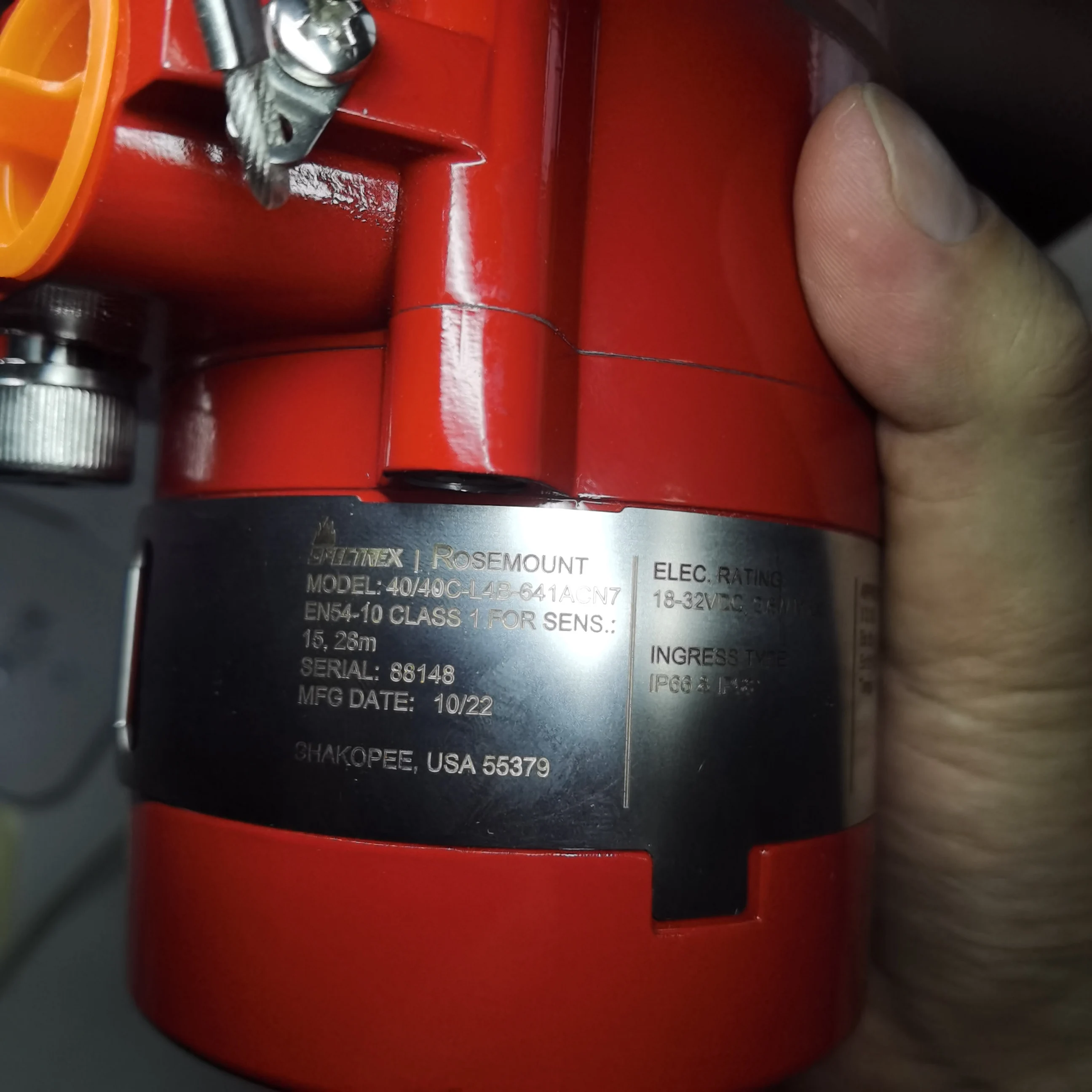 Detector de chama 40/40c-l4b