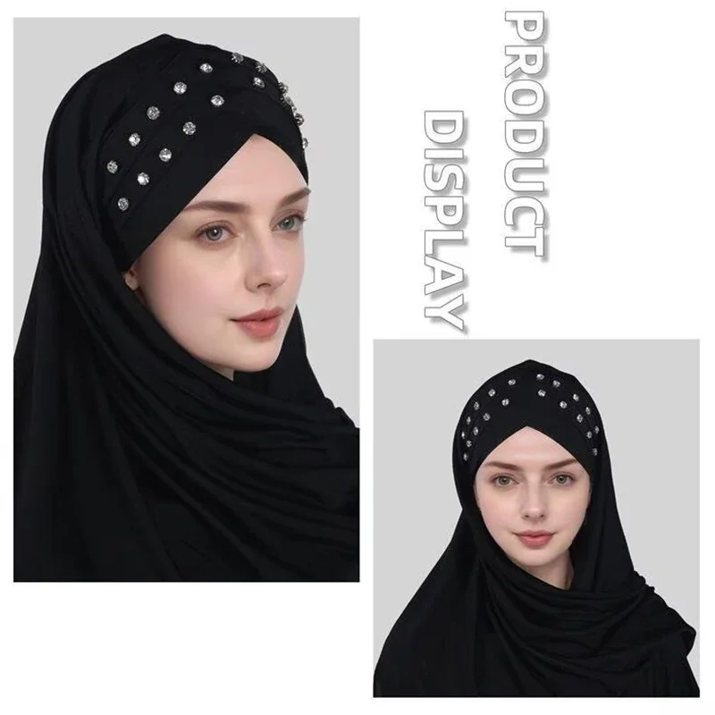 Latest Shinning Sequins Turban Cap for Women Ready Female Head Wraps African Auto Geles Aso Oke Headtie Already Made Headties 9L