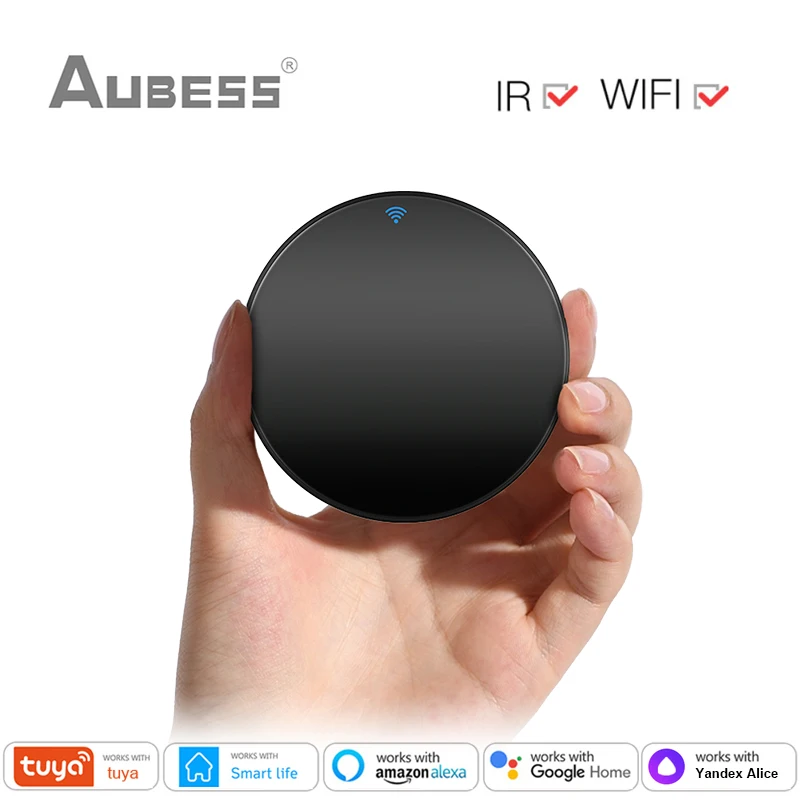 

AUBESS Tuya Smart WiFi IR Remote Universal for Smart Home Control for TV Air Conditioner Via Alexa Google Home Smart Life App