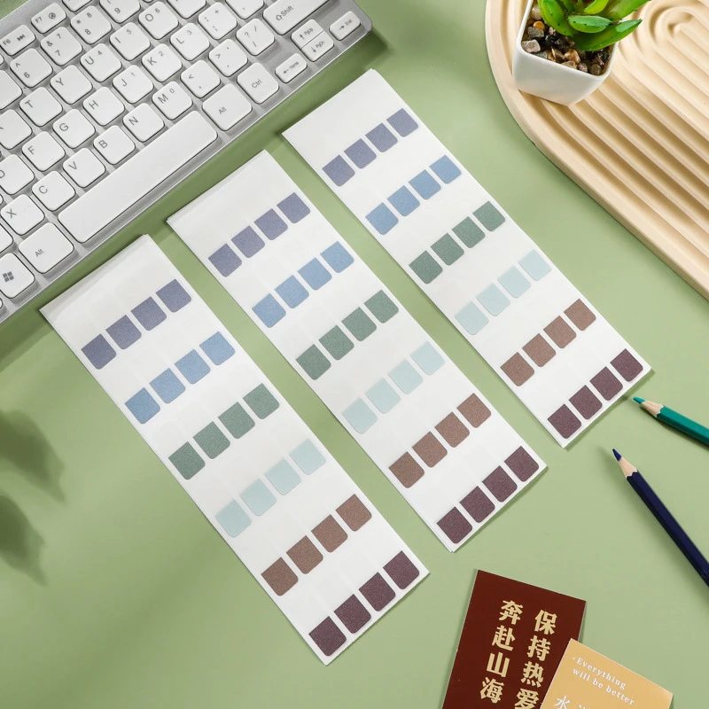 240/120/60 PCS Multicolor Sticky Writable Repositionable Index Tabs Flags For Pages Book Markers Reading Notes