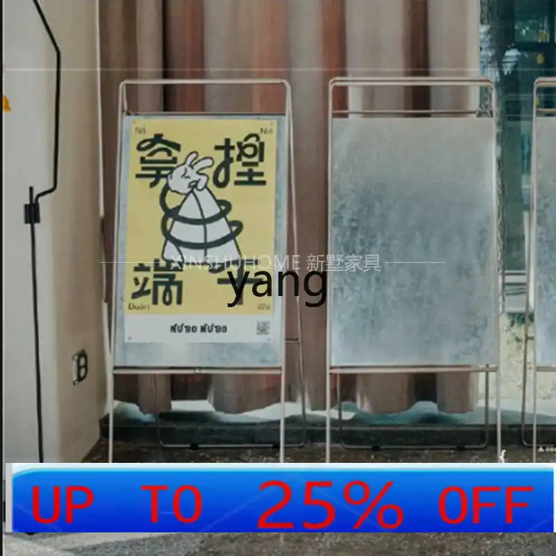 

CX display stand Poster stand Exhibition stand Vertical floor publicity bracket Stainless steel sign