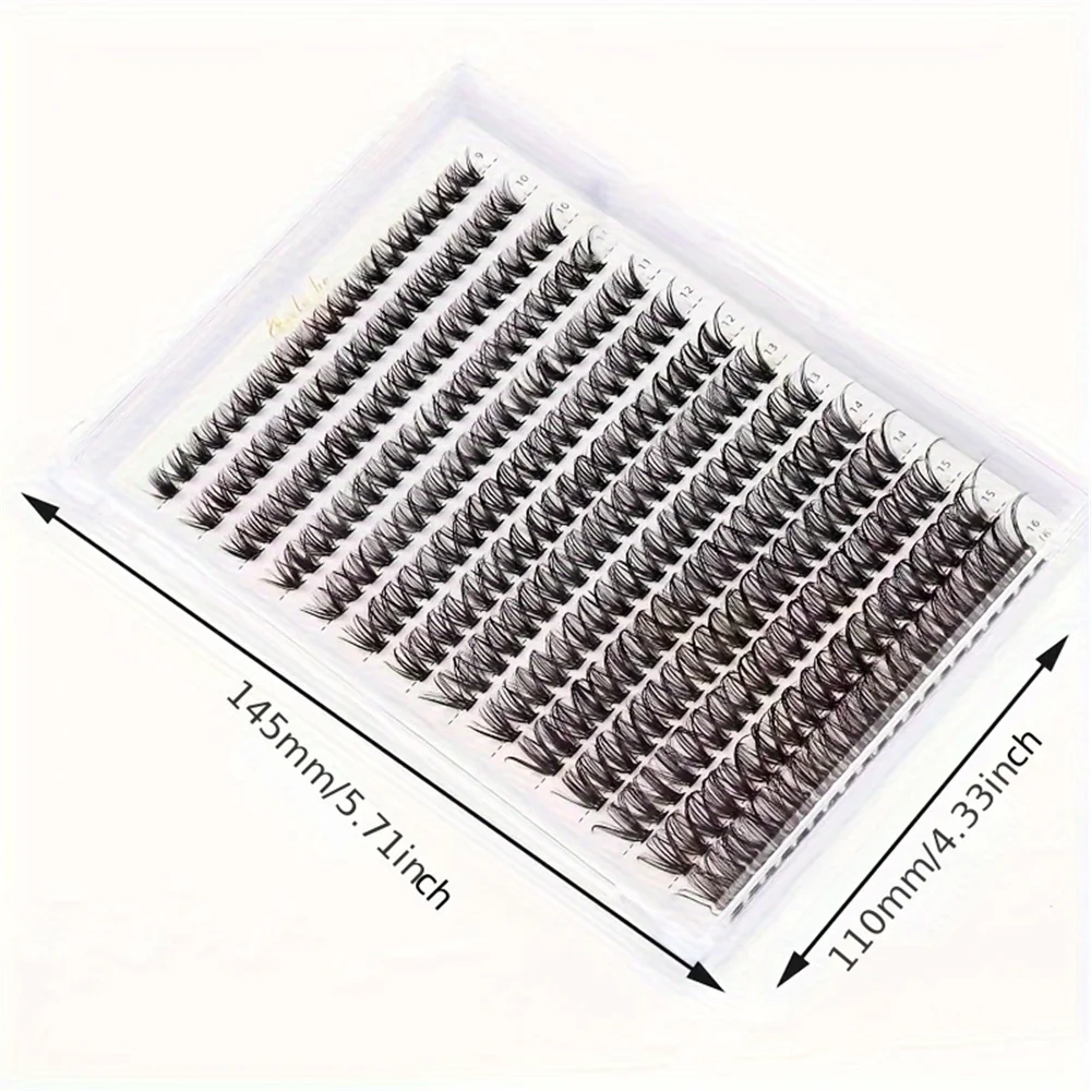Cílios postiços individuais, 1 conjunto de cílios postiços reutilizáveis com enxerto automático, cílios postiços para realce de maquiagem dos olhos para mulheres e meninas