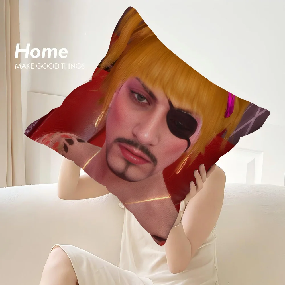 Love G-Goro Majima Y-Yakuza Pillow Case Sofa Decorative Home Double-sided Print Plush Square Throw Pillow Covers Cushion Decor