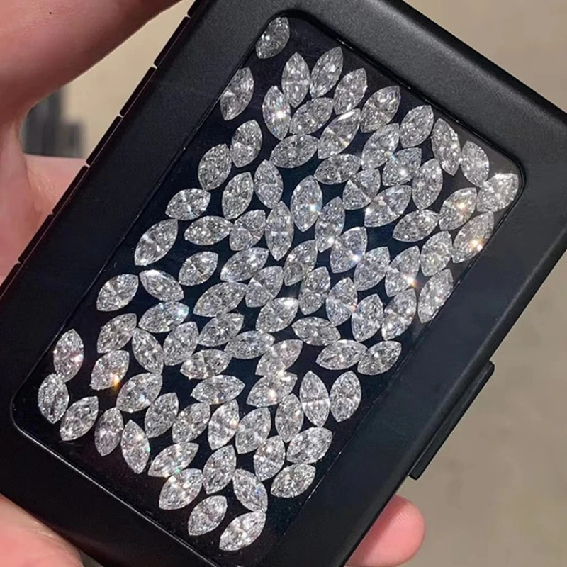 Messi Schmuck 0,9mm-3,0mm 1ct CVD Melee Laborgezüchtete Diamanten DEF VVS-VS Runder Brillantschliff Kleine Diamanten Großhandel – Detail 6