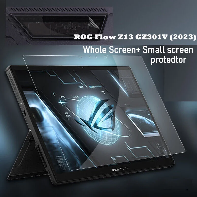 Anti Glare Scratch Whole Screen + Small Screen + Keyboard Protector For ASUS ROG Flow Z13 GZ301V 2023 / GZ301 2022 Laptop