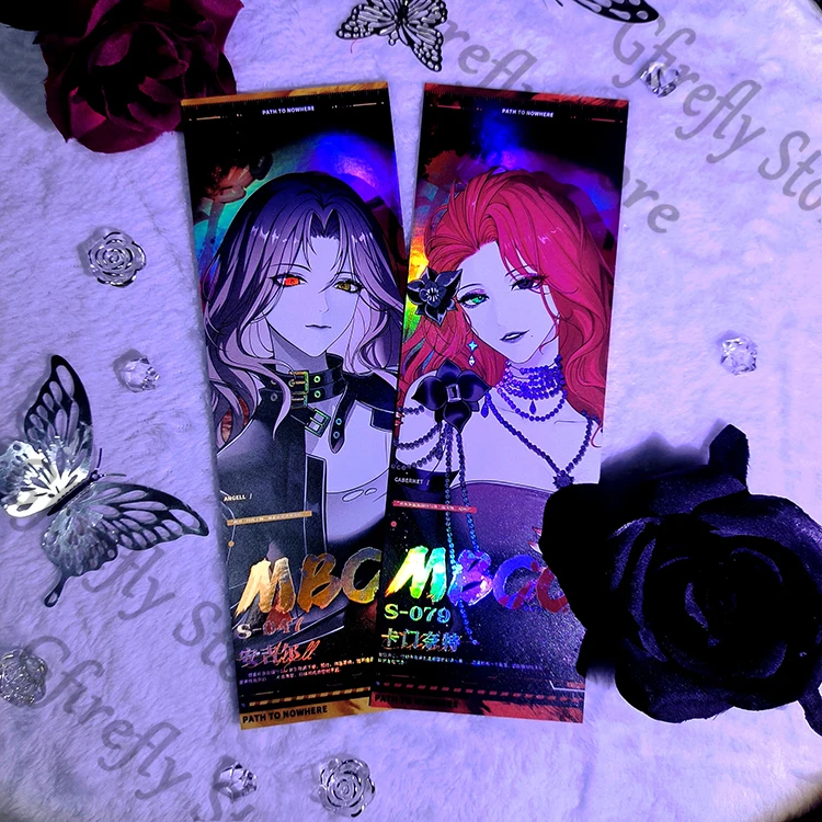 Path To Nowhere Angell Cosplay Broche Badge Identificatie Laser Ticket Cabernet Coquelisch embleem Breastpin Anime Decor Card Set