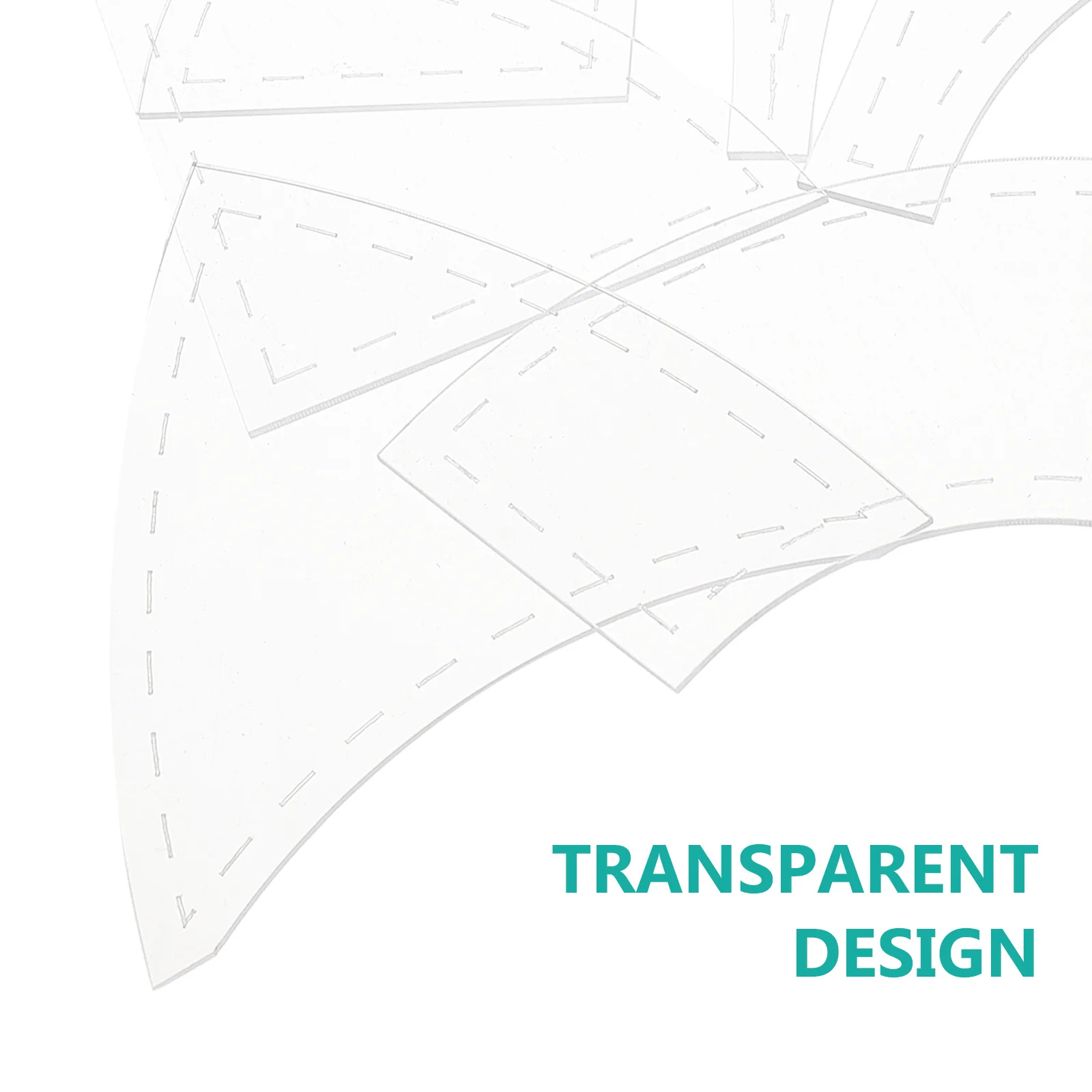 

7pcs Quilting Templates Acrylic Sewing Ruler For Diy Patchwork Quilting Supplies Shaped Template Set Clear Cutting Tools