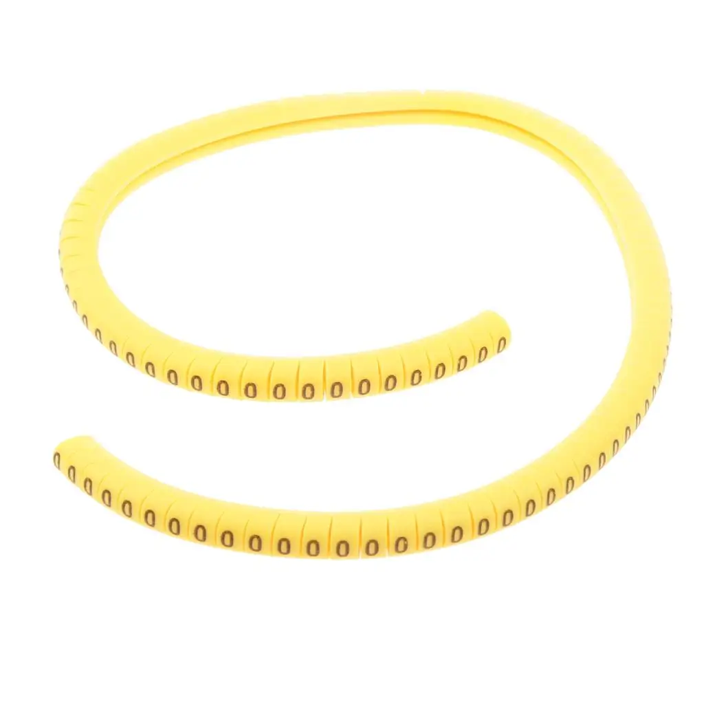 

100 Markers Sleeves Identification Lables Tags Managment Number 0