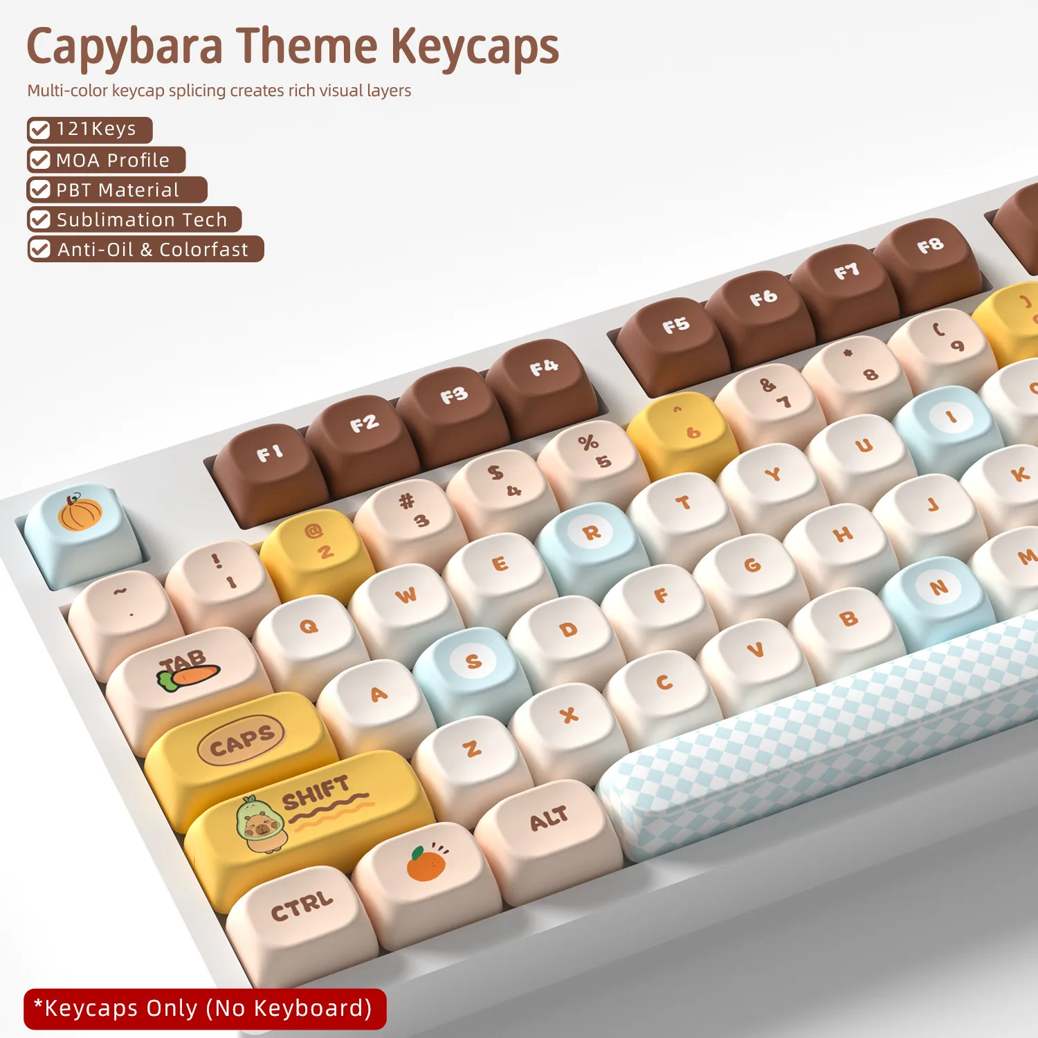 Capybara Keycaps 12…