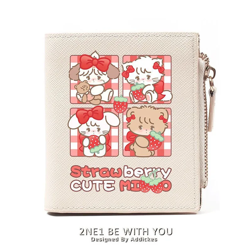 

Kawaii Cute Mikko Cat Japanese Girl Heart Zero Wallet Cute Cartoon Anime Student Wallet Card Bag New Model Girls Gifts Toys