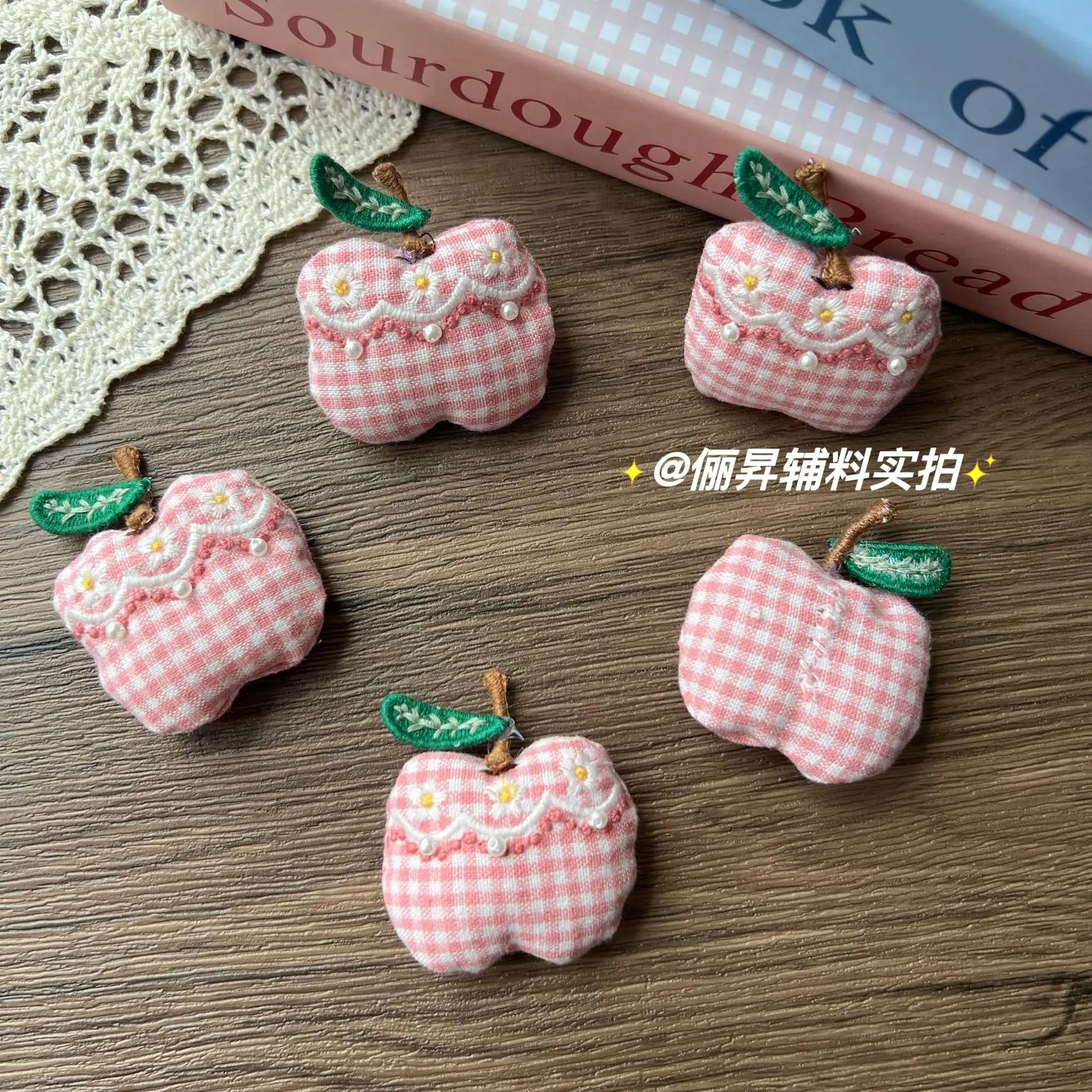 

Kids Cute Fruit Animal Hair Clips and Ponytail Holders for Bag Apparel DIY Craft Embellishment Versatile