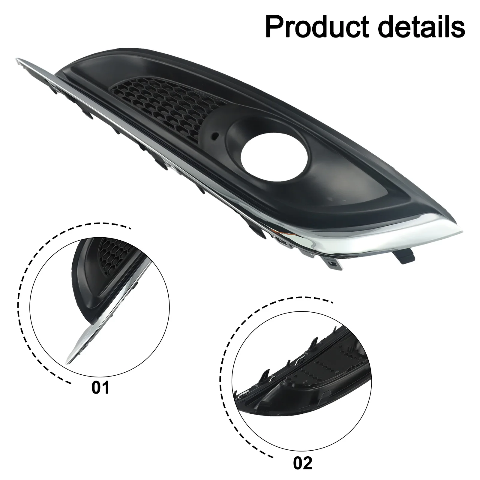 

Элегантный дизайн, новая практичная накладка на противотуманную фару, автозапчасть для замены, установка, 1 штука, для Vauxhall Insignia