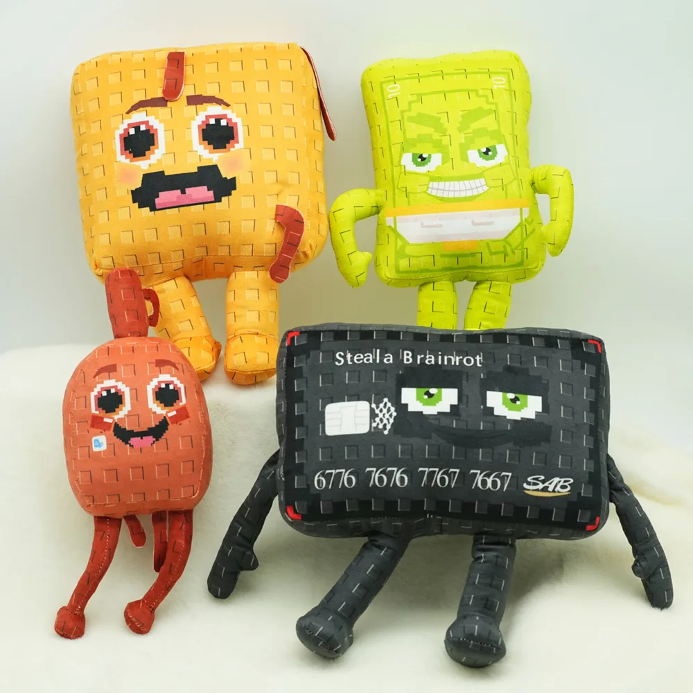 Steal A Brainrot Plush Meows Brainrot Plush Toy Esok Sekolah