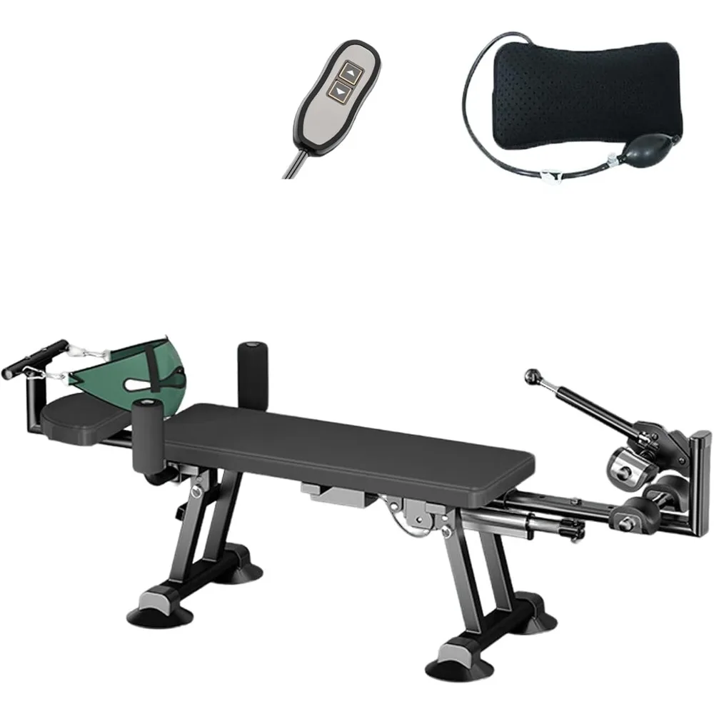

Fitness full body traction bed, portable back decompression bed, massage neck and lumbar spine stretching bed