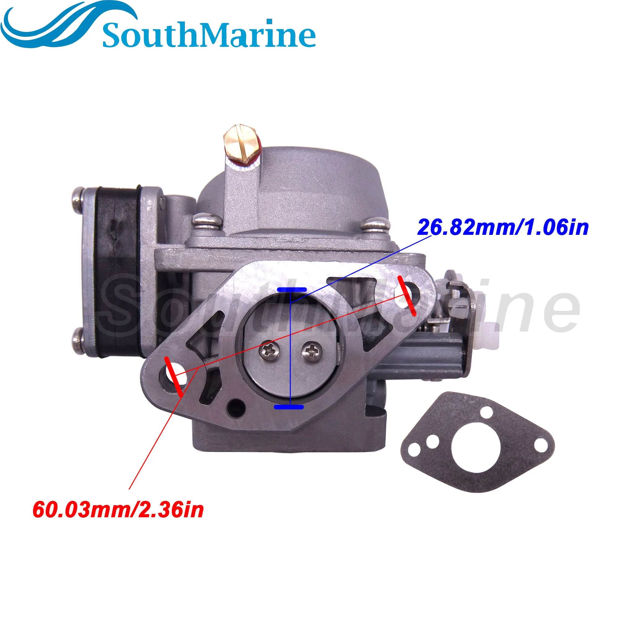 Motor de barco assy e junta da gaxeta para parsun hdx makara, 2 tempos t9,8 t8 t6 bm