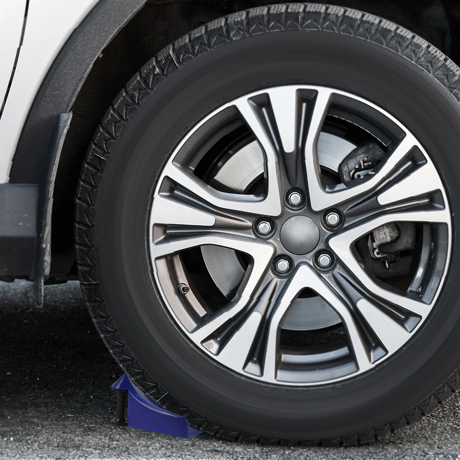 Truck Tire Anti-winder Wheel Chock Heavy Duty Driveway Curb Ramps Trailer Ramp Car Ramps Tire Ramp Vehicle Chock Practical Block