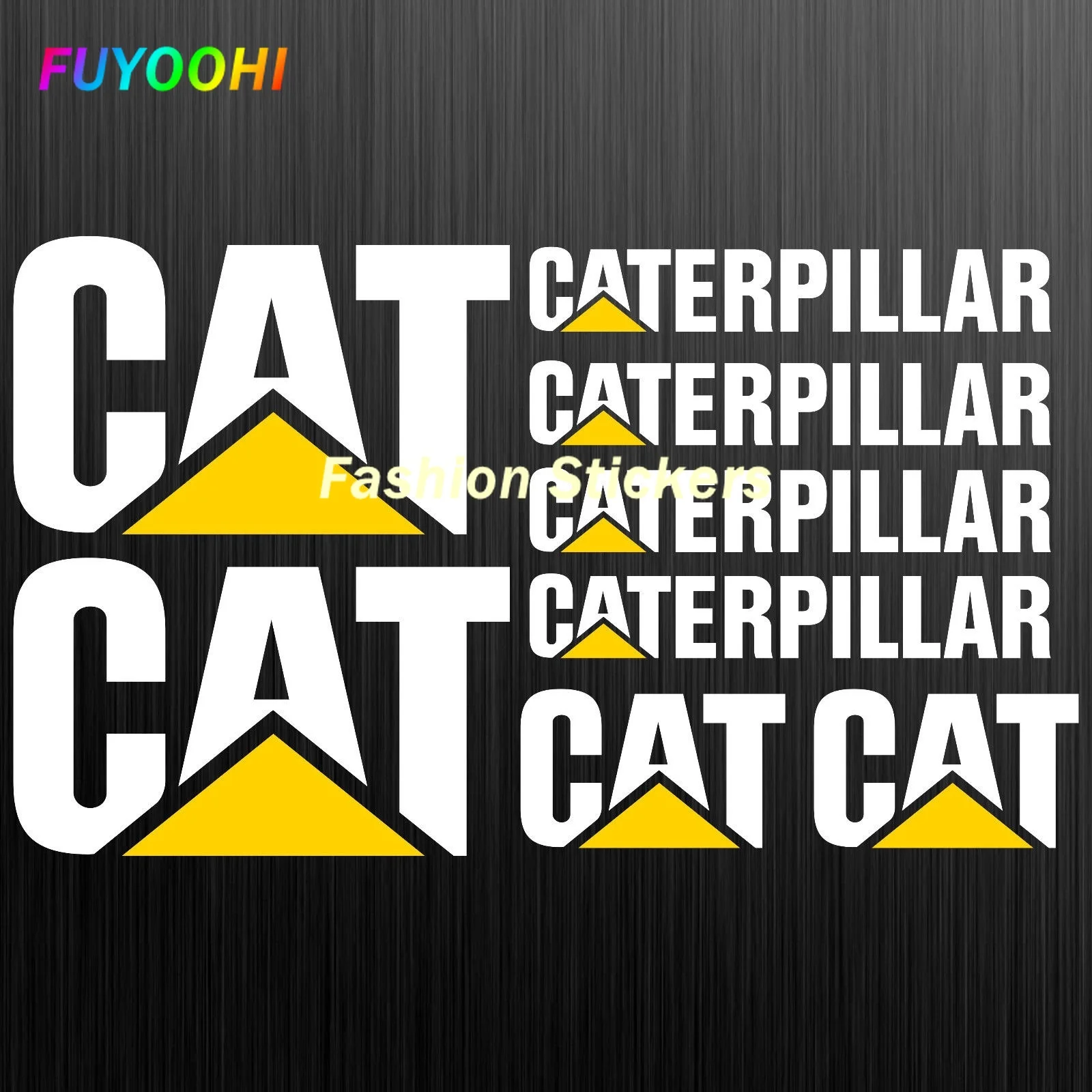 

FUYOOHI Exterior/Protection Fashion Stickers Funny Sticker Bagger Excavator Styling Sunscreen Waterproof Cover Scratches Cat PVC