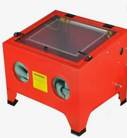 Portable Benchtop Sand Blaster Blasting Nozzles for Rust Paint Stain Removal 25/40/60 Sandblasting Cabinet