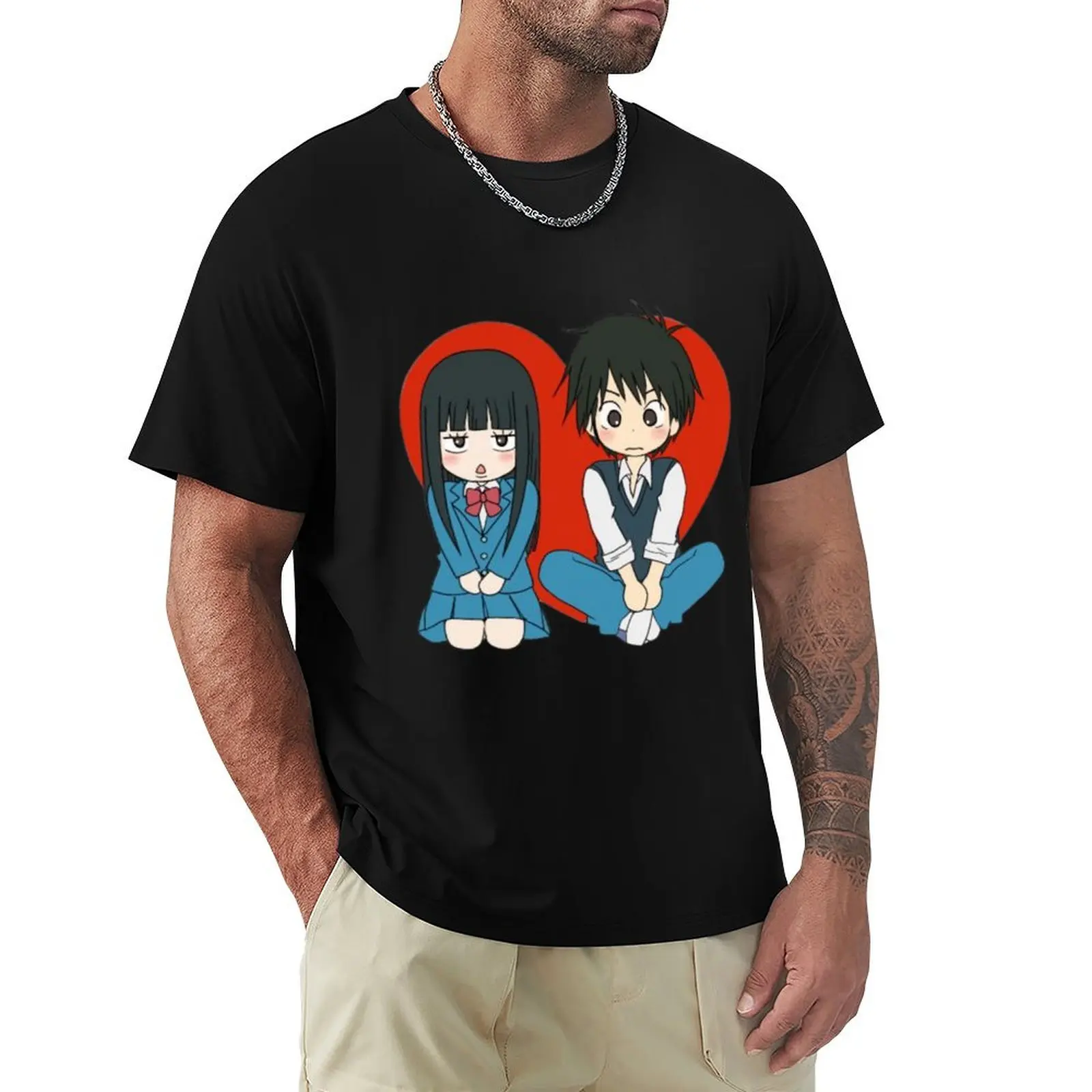 Kimi ni Todoke Sawako T-shirt sports fans new edition hippie clothes anime men clothings