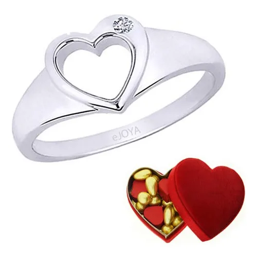 Ejoya Heart Diamond Ring Special In Heart box