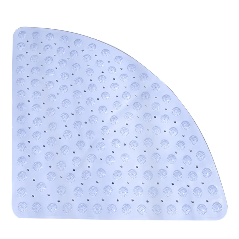 2024 Non-slip Mat Shower Massage Mat Home Bathroom Hydrophobic Mat Hotel Simple Solid Color Fan Bathroom