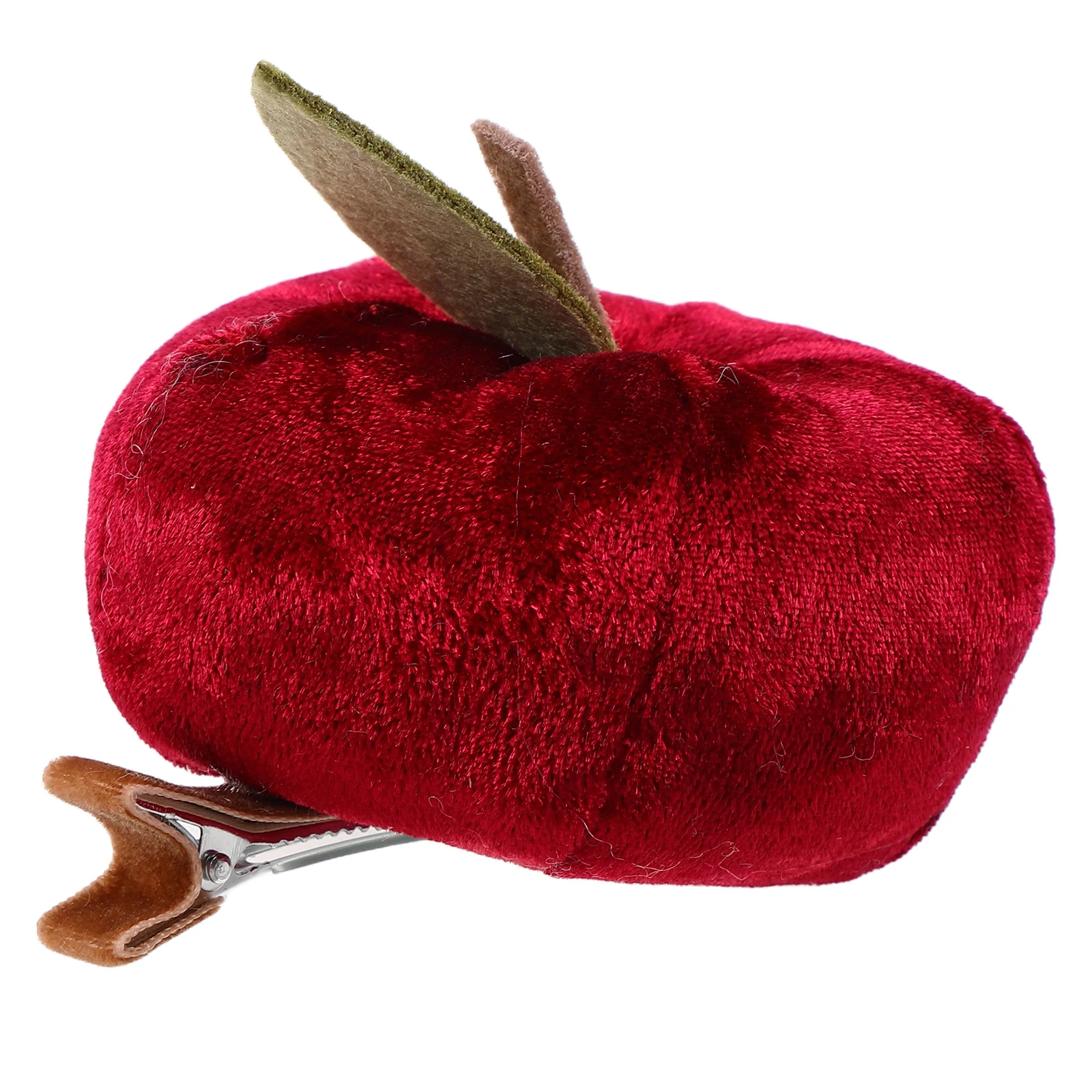 

Simulated Apple Hairpin Vintage Red Fruit Themed Headband Costume Hairband Party Accessories Photo Props