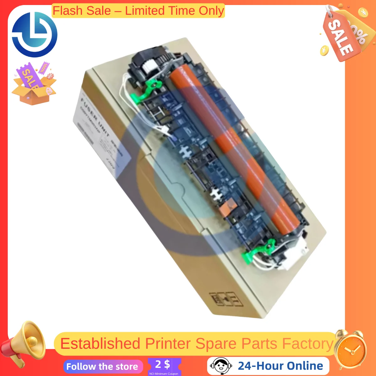 

D00YTM001 for Brother B7520 B7530 B7535 B7500 B7700 B7720 L2350 L2370 L2390 for Xerox M248 M235 M275 Fuser Unit Assembly 220V