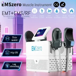 EMSzero-máquina de adelgazamiento muscular, estimulador electromagnético EMS para pérdida de peso, 6500W, 200HZ, RF, EMS, 4 asas