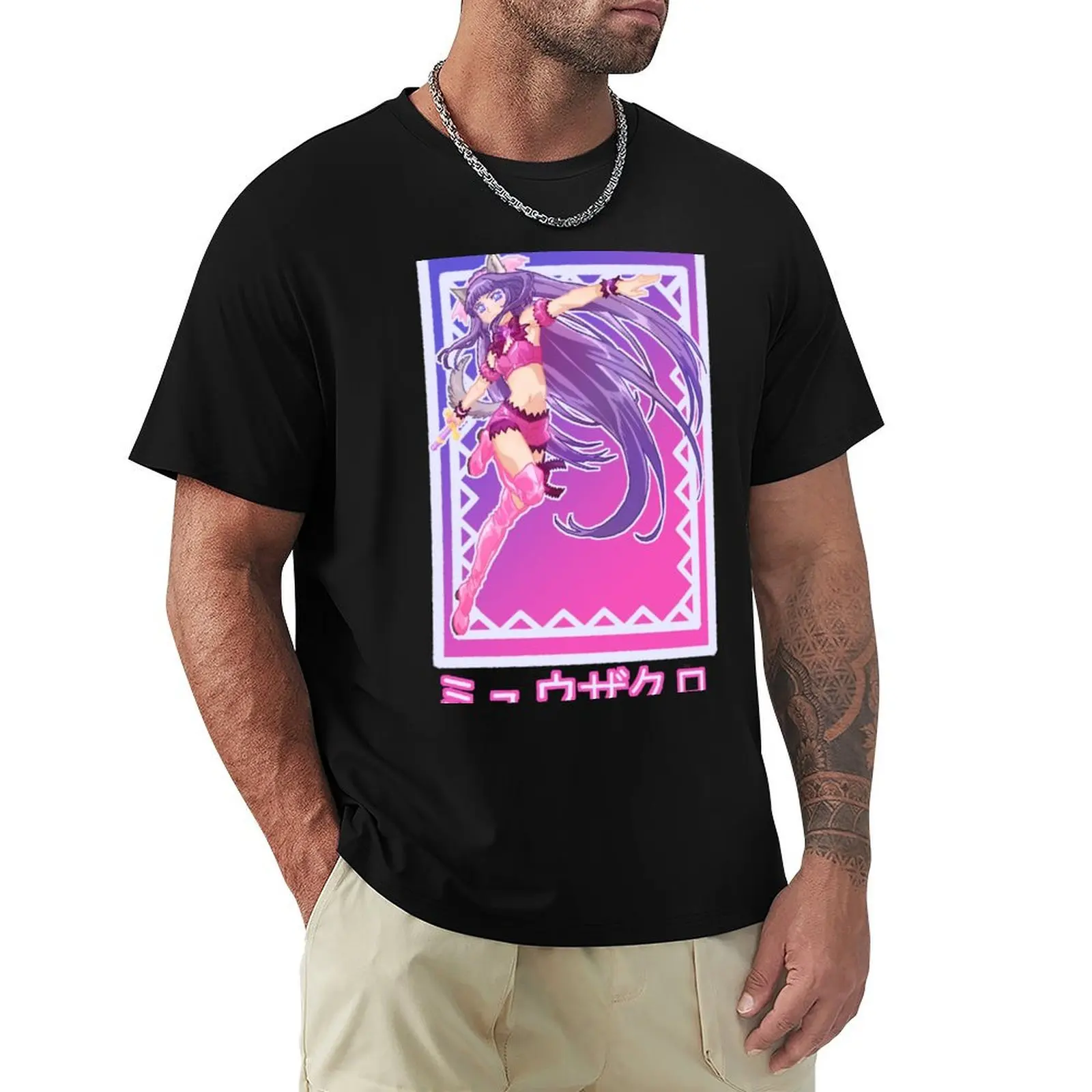 Mew Zakuro T-Shirt Fashion Print Casual Short Sleeve