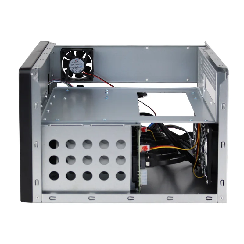 Caixa NAS de 8 baias Servidor de armazenamento USB3.0 Micro ATX placa-mãe 1U fonte de alimentação caixa vazia